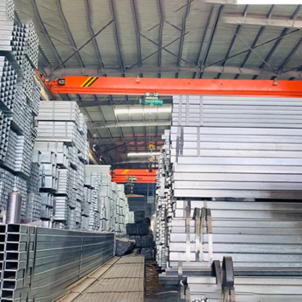 ERW Steel square Tubing Standard Sizes Pre Zinc Coated Galvanized Pipe 4\