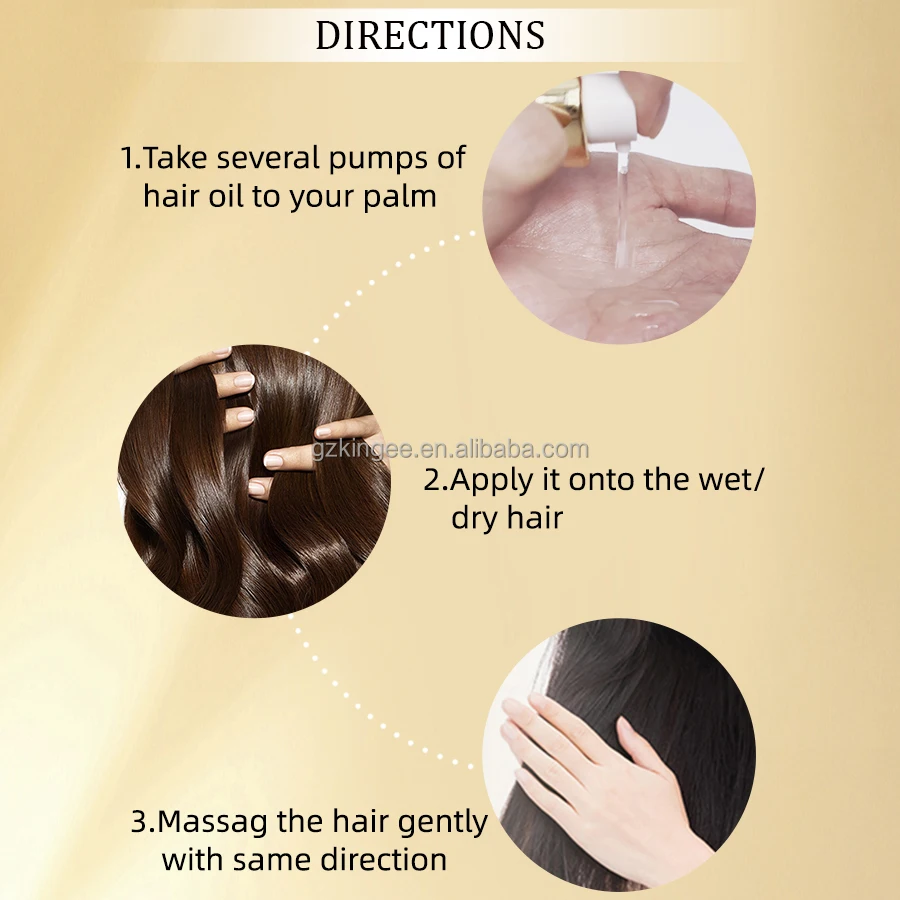 Ultra Hydration Hair Oil Anti Dryness Infused with Olive Oil Coconut Oil UV Protect Hair Serum Anti Frizz  100ML