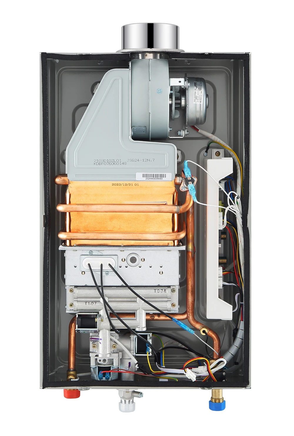 Water conservation smart instant tankless heating storage water heater for bathroom ce gas water heater