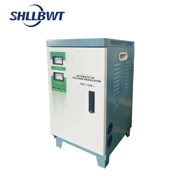 AC current automatic electric voltage stabilizer SVC TND series servo stabilizer 15kva price