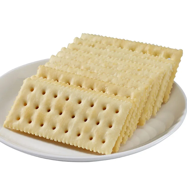 
Factory supply saltine soda cracker sugar free halal biscuit 