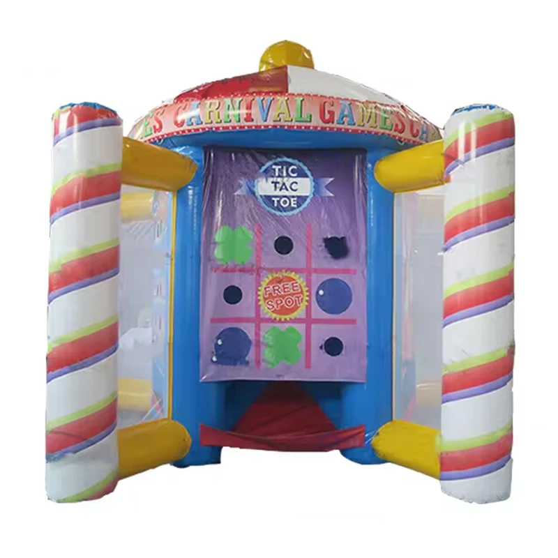Giant funny  inflatable carnival 5 in 1 game outdoor interactive sport games  indoor game
