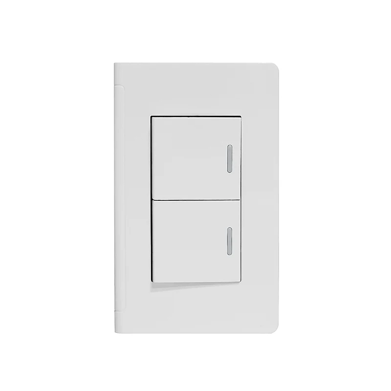 110V Electrical Wall Switch and Socket 1 Gang 2 Set Customize Color 110/220V AC 15 Years 120*70mm
