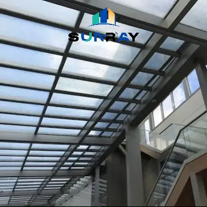 Automatic Folding Type Roof Skylight Big Size Design Terrace Sunroom And Flat Roof Sliding Floding Window Sunroof