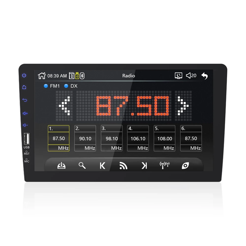 Radio Car 1 din stereo MP5 Player 9 inch Multimedia Player Auto MP5 Player FM USB Mirror link ISO & Android