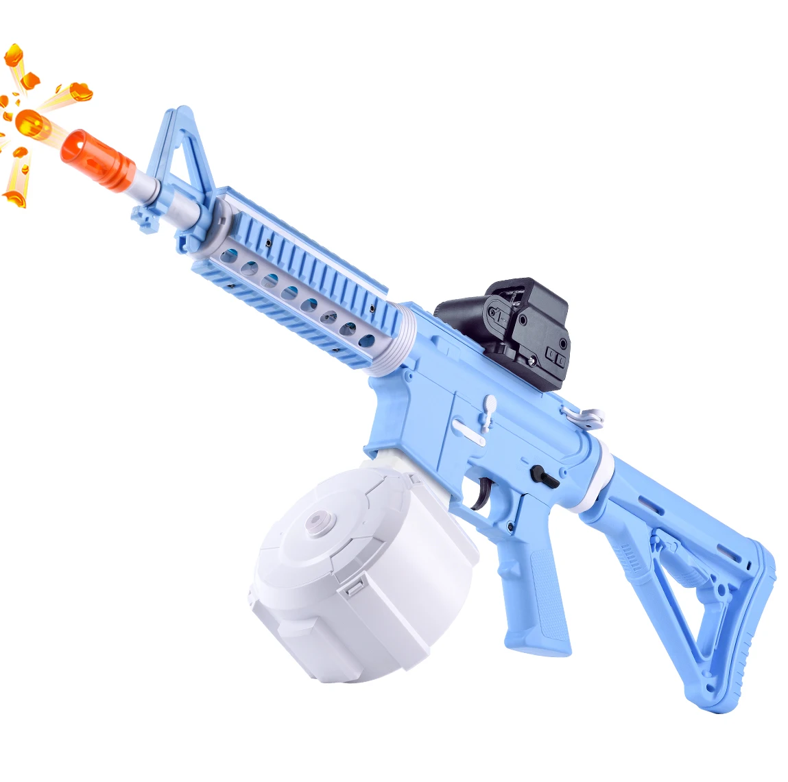 M416 Round cartridge Electric Gel Ball Blaster Toy Gun water gun for Kids for Children