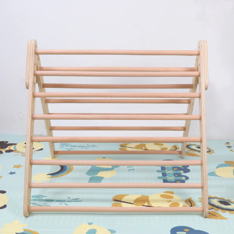 Popular Wooden baby indoor exercise practice climbing fun toy baby climber and slider