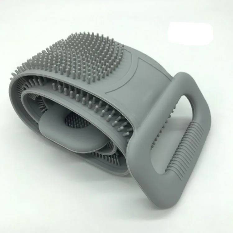 65/72/80 cm silica gel back rub lengthened silicone bath towel men and women back rub mud rub ash