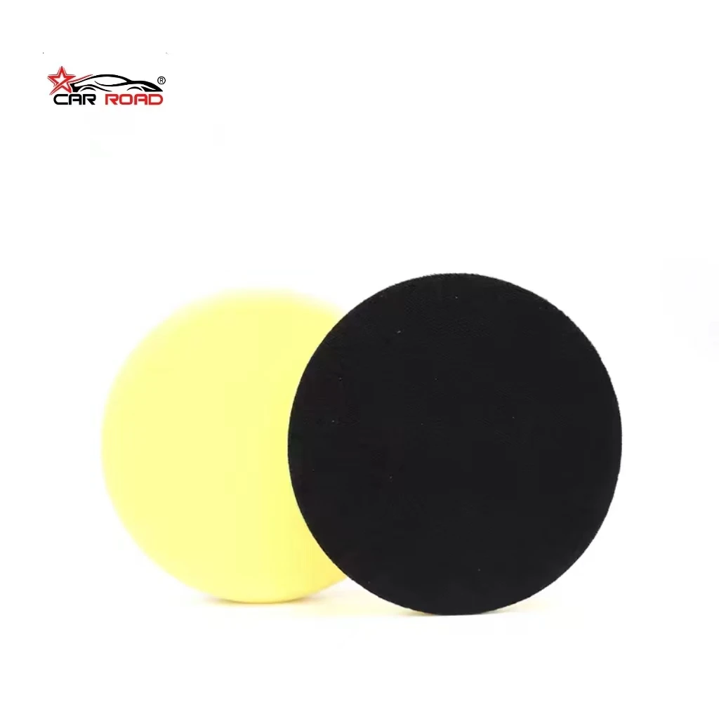 Chinese factory yellow flat car polishing pad with strong durable foam for RO/DA/RO polishing machine