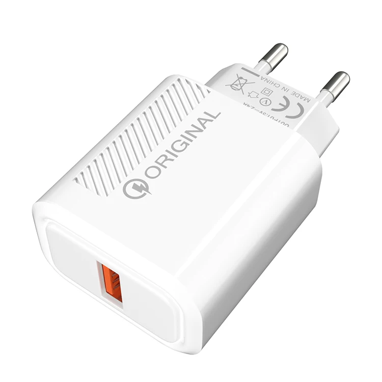 Fast charging USB wall charger mobile phone charger  adapter for cell phone