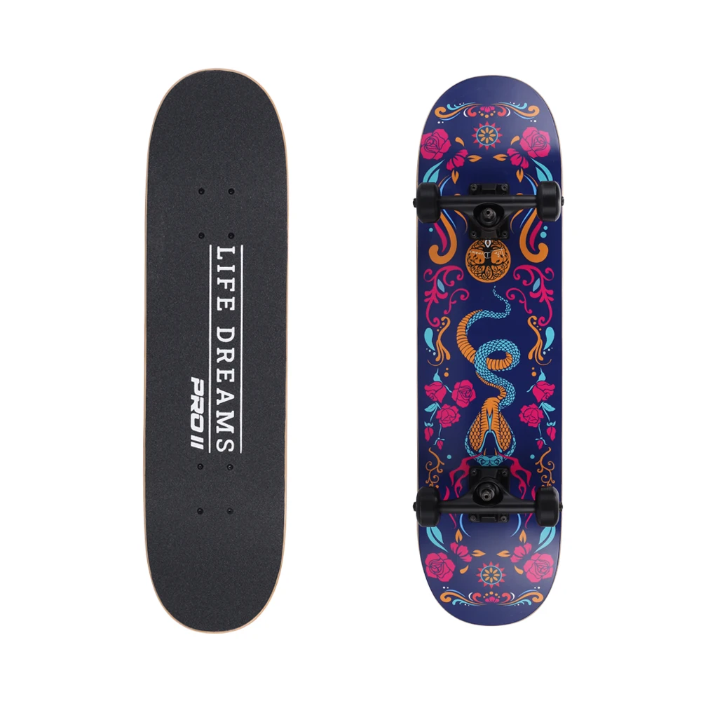 31 Inch Skate Boards Professional Skateboard 7 Layers Canadian Maple for Adults