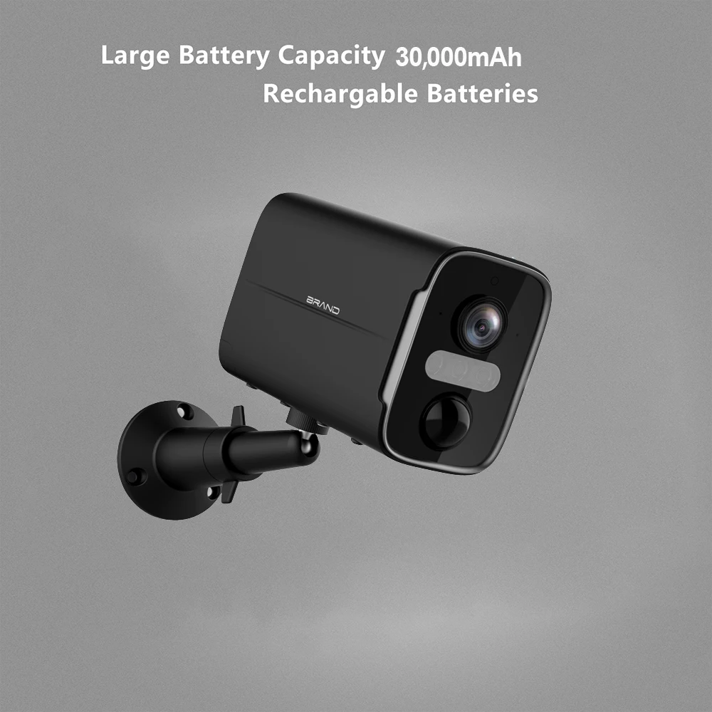 Lclctek Новый беспроводной с батарейным питанием ip-камера безопасности 1080P полноцветный светодиодный прожектор камера Wi-Fi IP66 камеры наружного