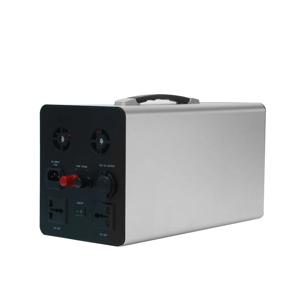 1000W back up battery solar portable power station pack generator station