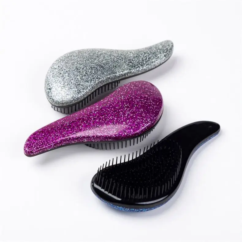 Handle Comb Massage Hair Brush Detangle Shower Hairbrush Salon Styling