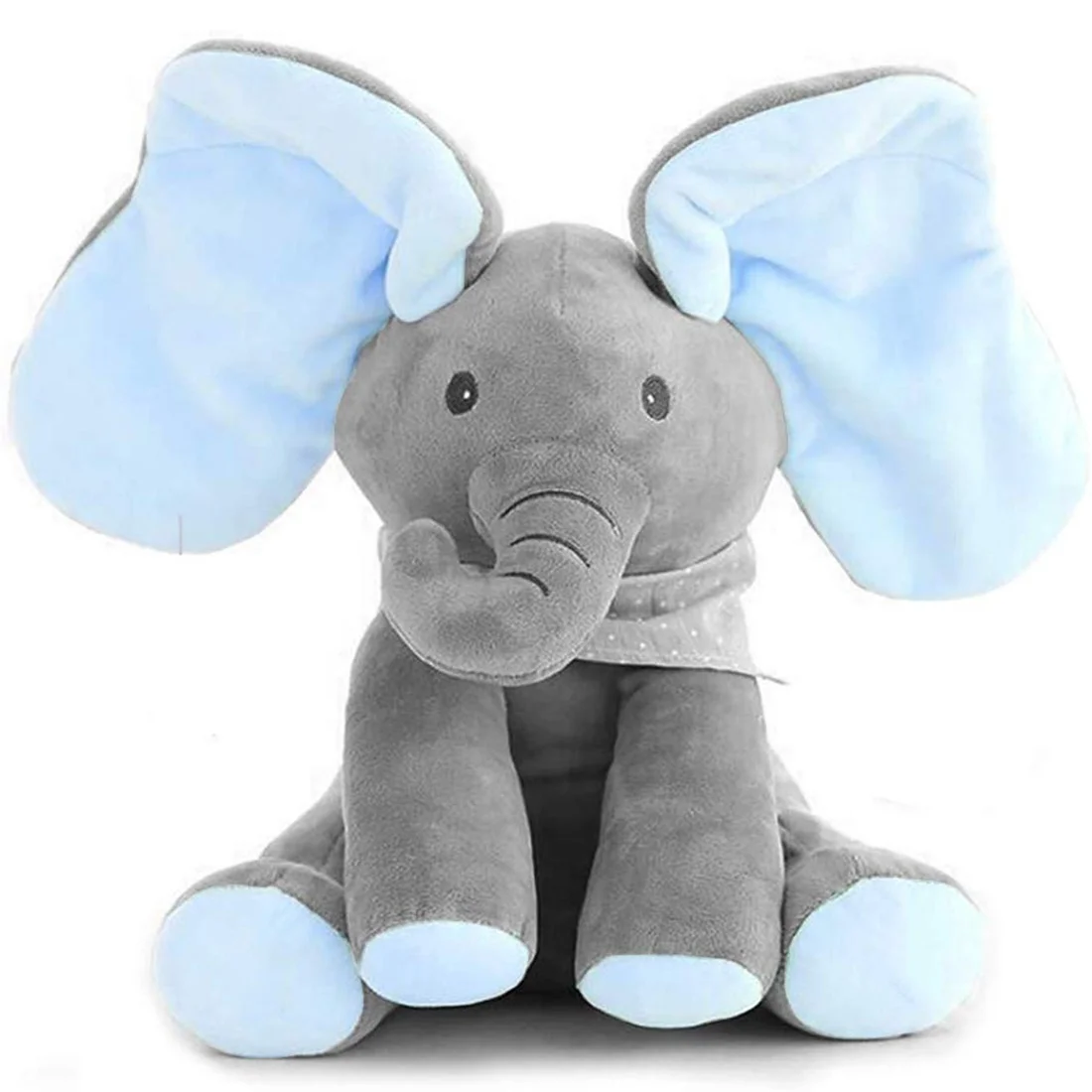 Peek a Boo Elephant Plush Doll Electric Toy Talking Singing Musical Toy Animated the Elephant Peek a Boo