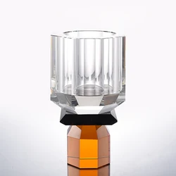 Customized Hot Selling Crystal Vase small Mariage Chinoiserie Pedestal Vase for Wedding Home Table Decorate