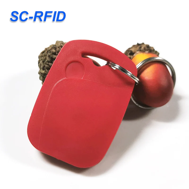 13.56MHZ Programmable ABS RFID keyfob/Keychain For Access Control