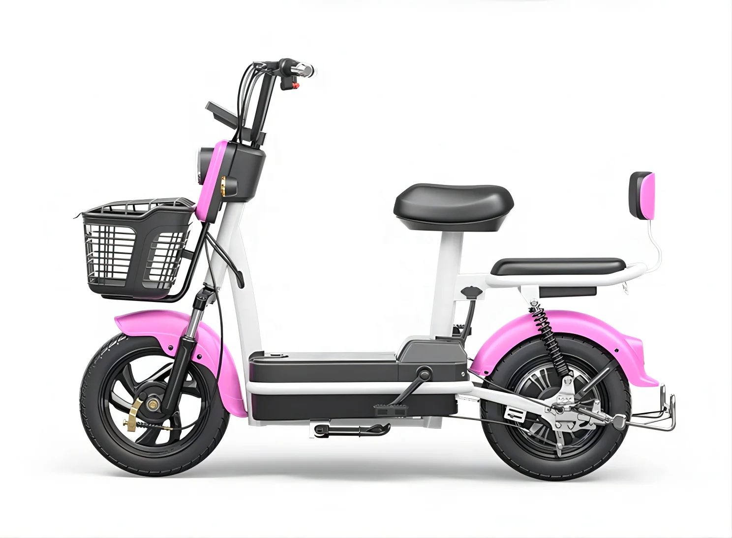 Brand battery freedom of travel vacuum tire carbon steel electric bicycle freedom of travel bicycle online