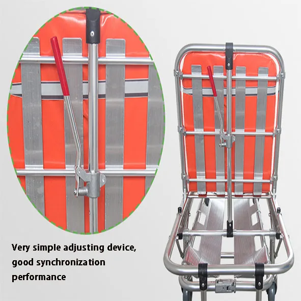 Emergency Folding Ambulance stretcher Mobile stretcher bed Outdoor transfer stretcher