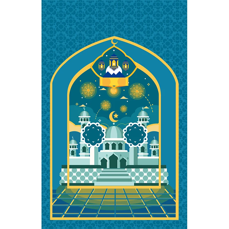 Multifunctional Islamic PrayerMat Sajadah Gift Muslim prayer Mat Smart Interactive Electronic kids Prayer Mat Middle East region