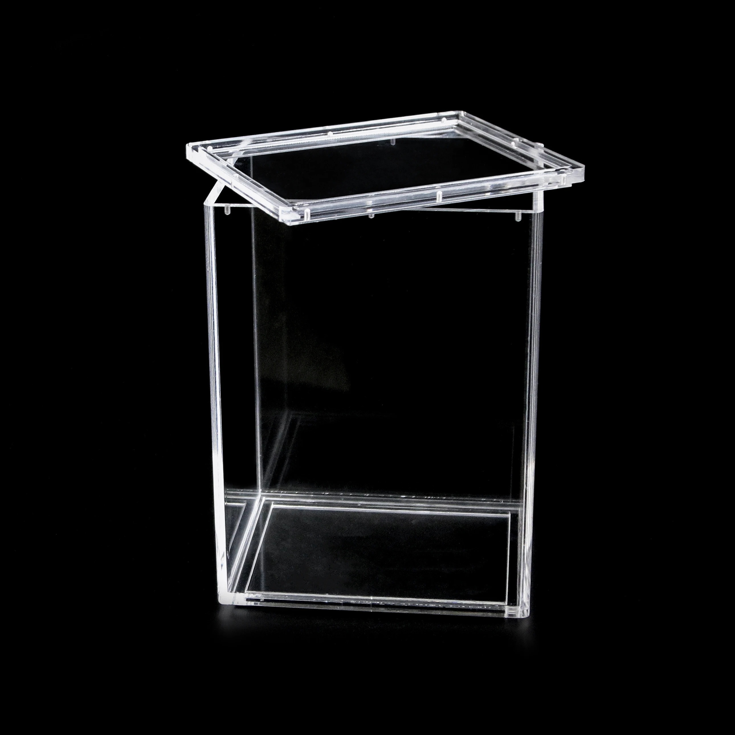 96% UV Protector Hard Acrylic Funko Pop shelf Stacks Hard Display Case 6 Inch Clear Plexiglass Magnetic Box