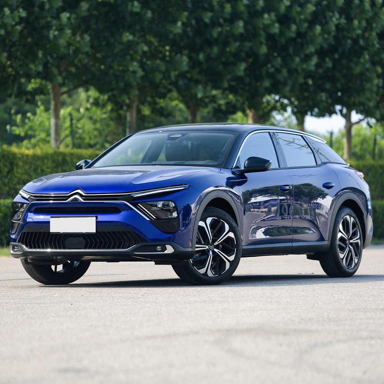 Официальный предпочтительный Подержанный автомобиль 1 6 T FWD кожаный салон английская система почти новый низкий пробег бензиновый Citroen C5X