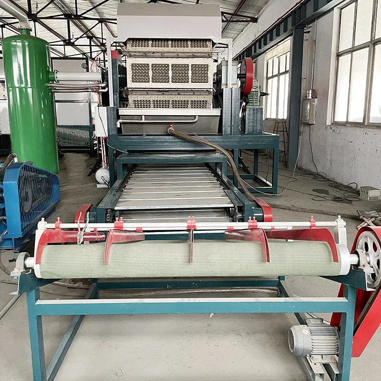Fully Automatic rotary egg pallet making machine 4000pcs/hr pulp molding machine egg tray forming machine