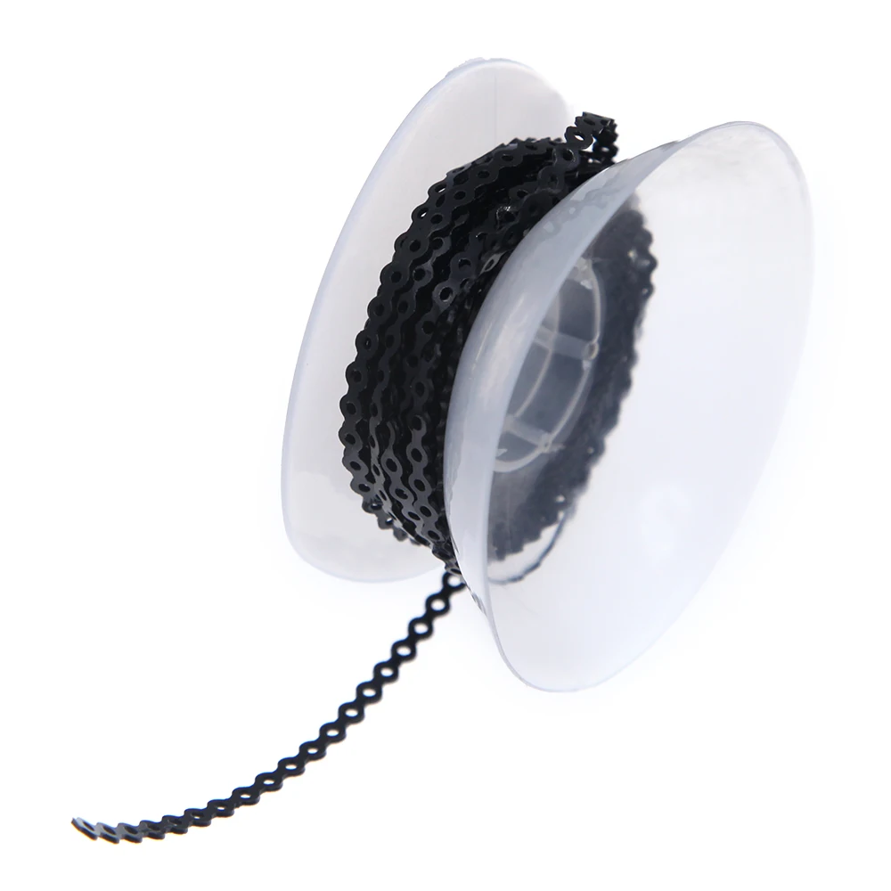 Dental orthodontics colored elastomeric power chain