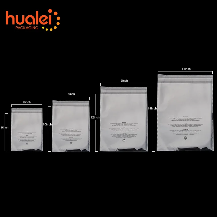 6x6 6x9 8x10 9x12 11x14 Printed Clear Resealable Polypropylene Poly Bags Words Suffocation Warning Bags for T Shirts Self Seal