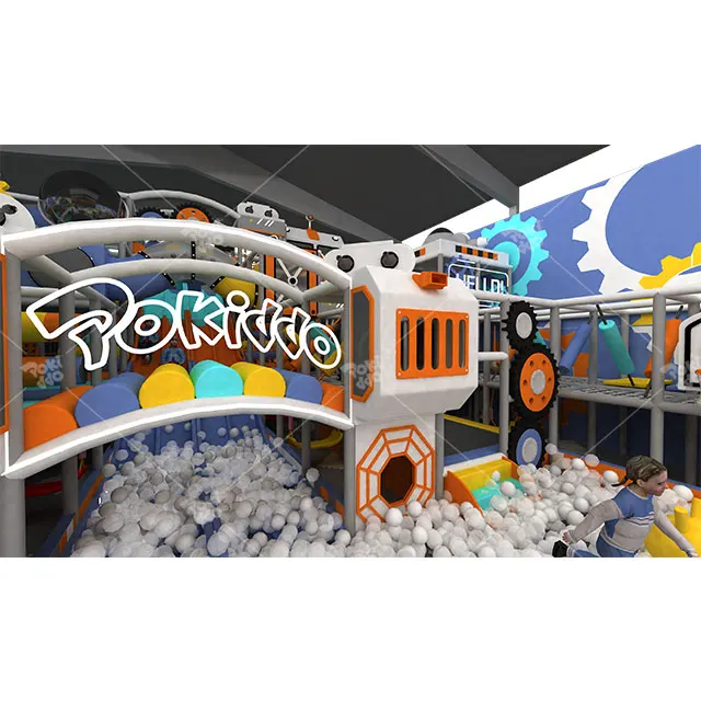 Pokiddo new design space theme kids play area indoor playground equipment kids playground indoor