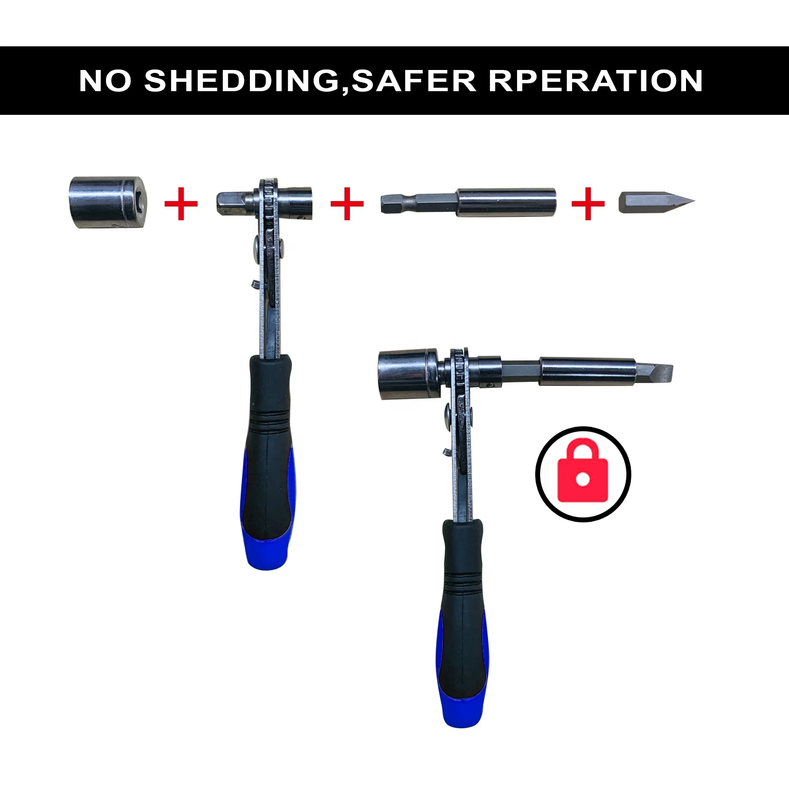 Professional 23pcs 1/4 Ratchet Wrench Socket and Screwdriver Bits Tool Set for Small Household Appliances