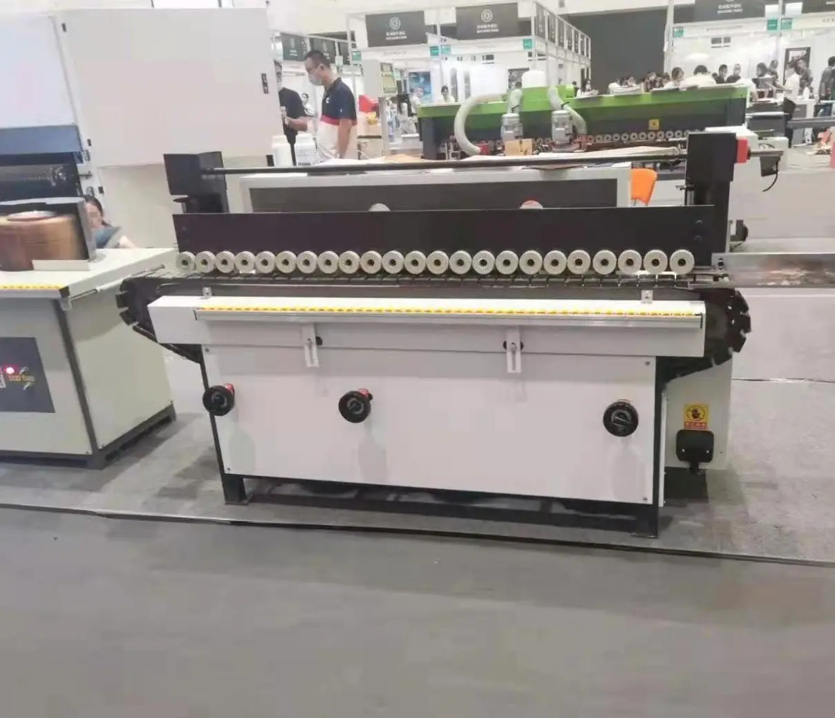 HAILIJU 60X MDF wood angle acrylic double side edge brush sanding polishing machine