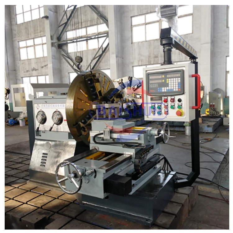 C6016 flange processing conventional floor facing lathe machinery