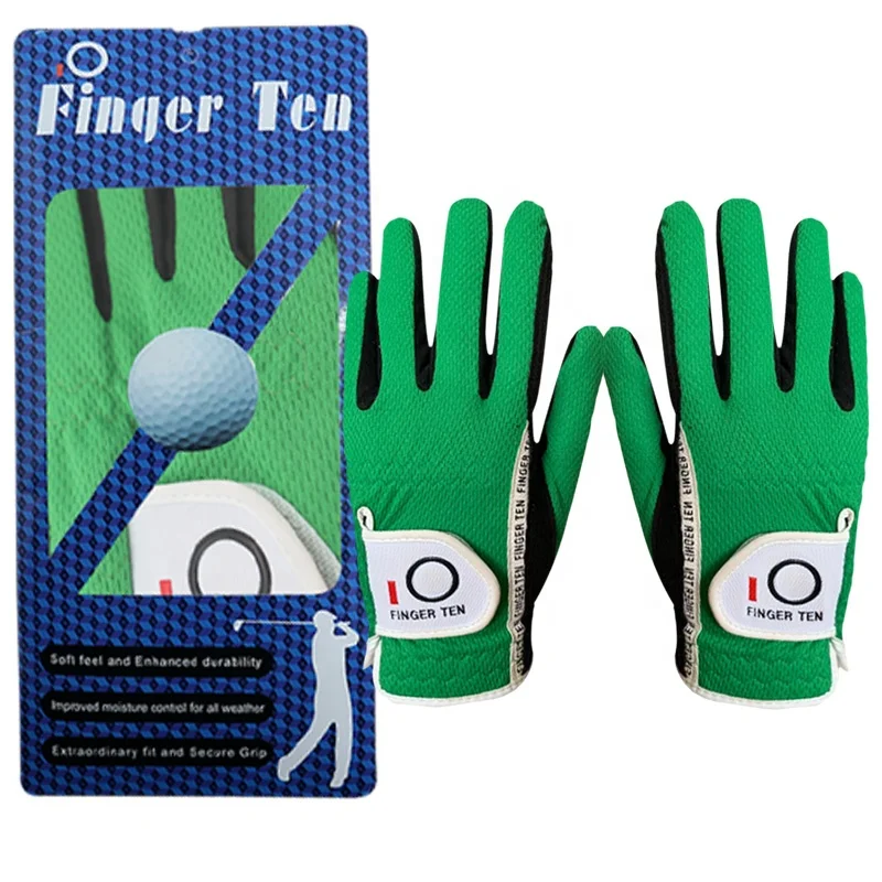 OEM Factory Golf Gloves Custom Breathable  Mens Rain Grip Hot Wet Weather LH and Right Hand RH Durable