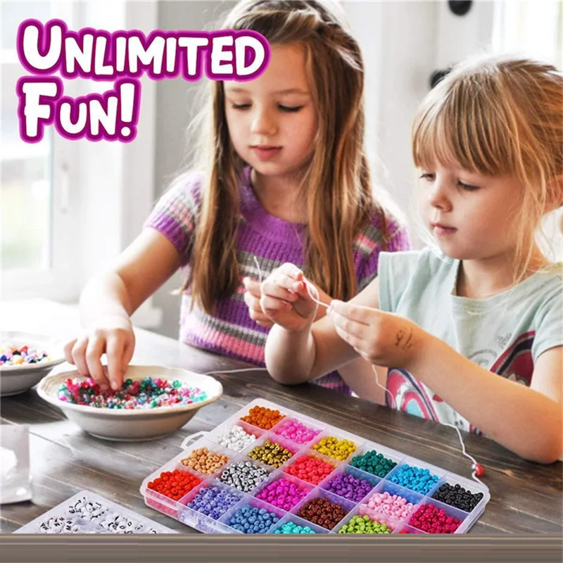 Wholesale Flat Round Polymer Clay Spacer Beads Seed 7000pcs Polymer Heishi Clay Beads DIY Bracelet Beaded Accessory