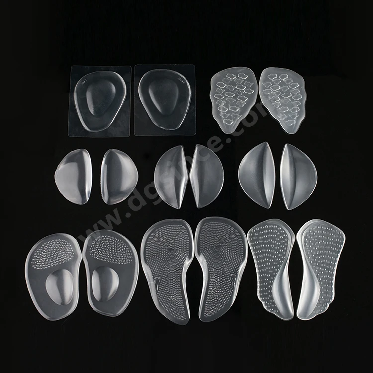 Hot selling arch support silicone insoles for shoes