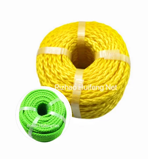 Braided Rope PE High density  polyethylene 8 strand 16 12 24 strand bolt rope net mooring  trawl net furling line