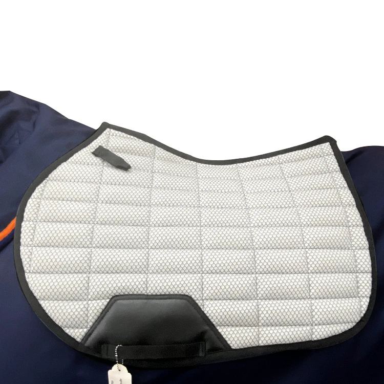 Wholesale Horse equipment comfortable and breathable Sandwich mesh saddle pad horse saddle pad set OEM ODM