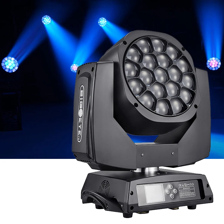 DJ lighting equipments B eye 19*15w K10 RGBW led moving head light led stage light for disco