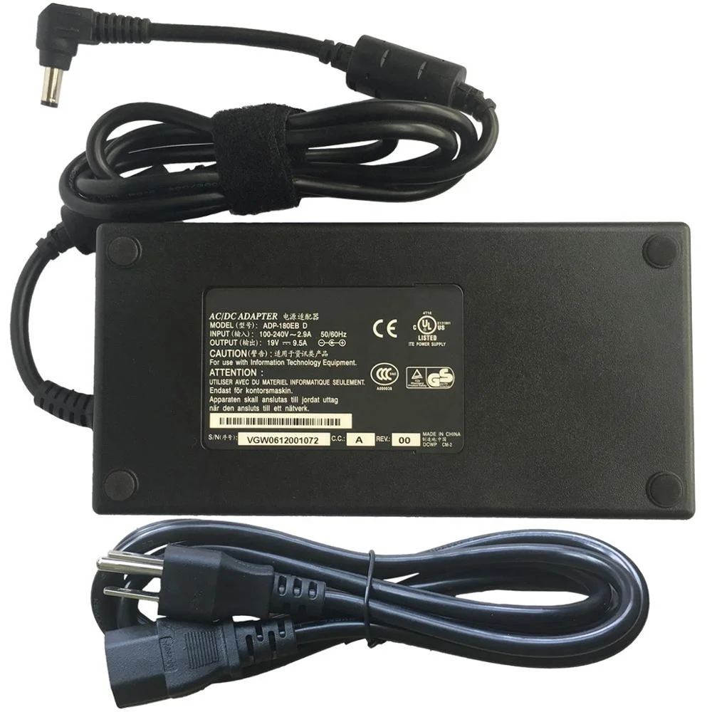  Зарядное устройство для ноутбука Msi GP72VR GS40 GS43VR GS60 GS70 GS72 GS73 GT60 GT70 GV62 GV72 GX60 GX70 адаптер переменного тока 180 Вт