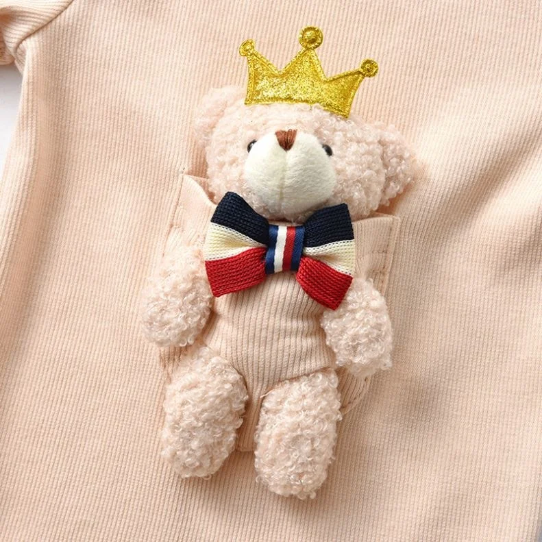 Neutral Toddler Summer Romper Autumn Organic Cotton Sleepwear Comfy Custom Logo Bodysuit 1 Piece Set Unisex Baby