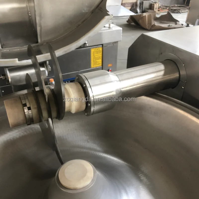 Qiangda make sausage production  rapidly chopping meat bowl cutter mixer meat bowl cutter chopper machine meat bowl cutter
