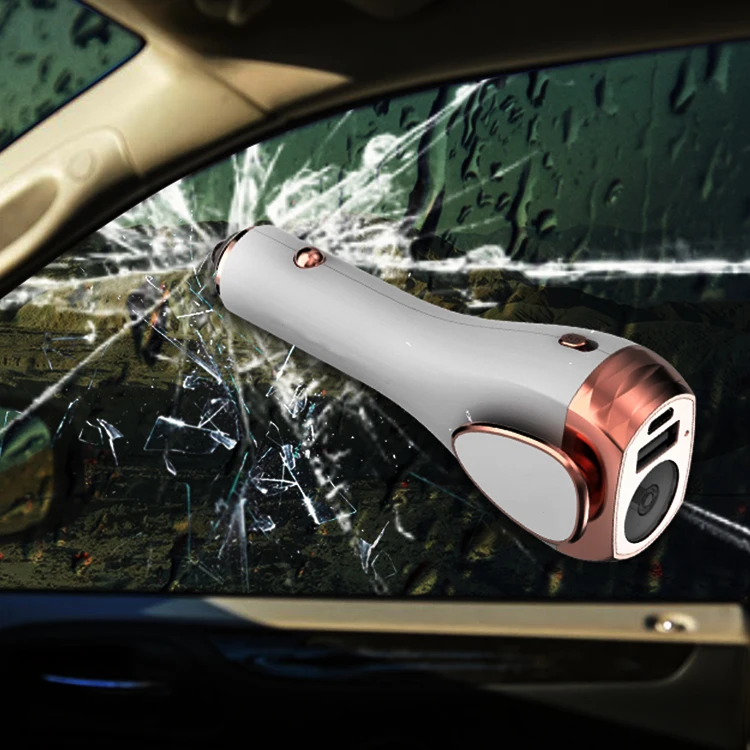 
HONGKONG electronic fair Best Selling Emergency Multifunctional power bank Car Safety Hammer 