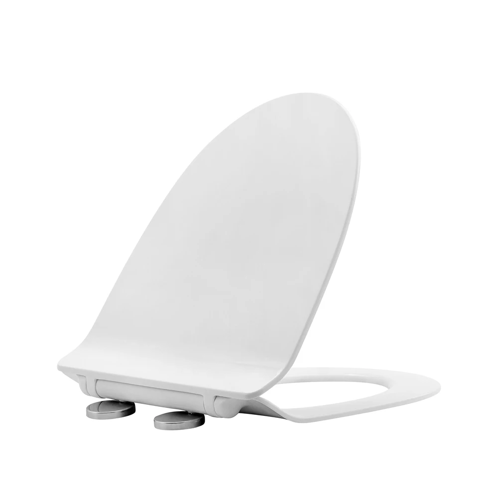 High Quality Ceramic Sanitary Ware Bathroom Accessories Universal  V-Shape Elongated UF Toilet Seat Cover 8006
