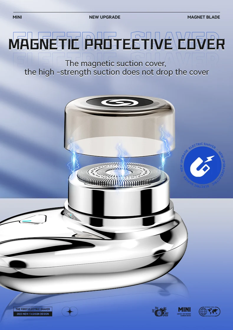 High Quality Wholesale Shaving Machine USB Charging Electric Automatic Travel Mini Shaver