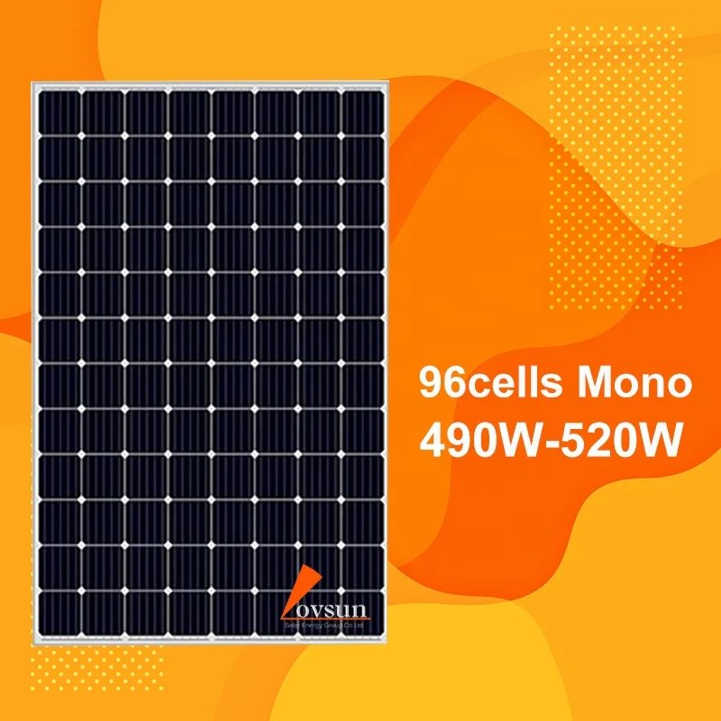  96 ячеек Sunpower монокристаллические солнечные панели 520 Вт 510