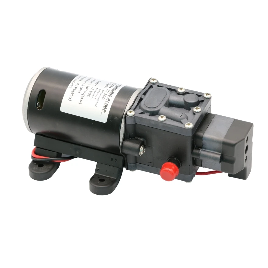 160PSI 8L/min 12V24V water circulation mini electric high pressure automatic pressure control smart car wash water pump