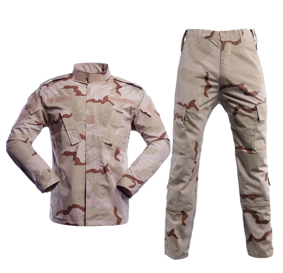 Stock ACU camouflage Uniform suits Woodlands jungle camouflage jackets and pants