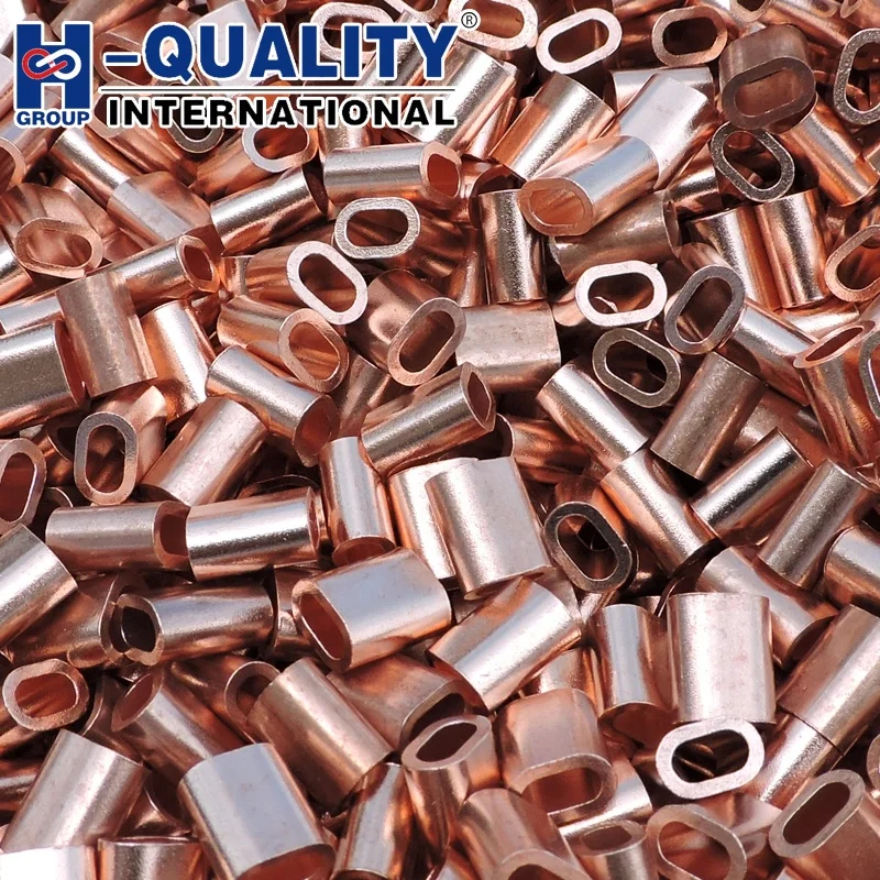 High Quality Copper Ferrule for crimping wire rope Made in China