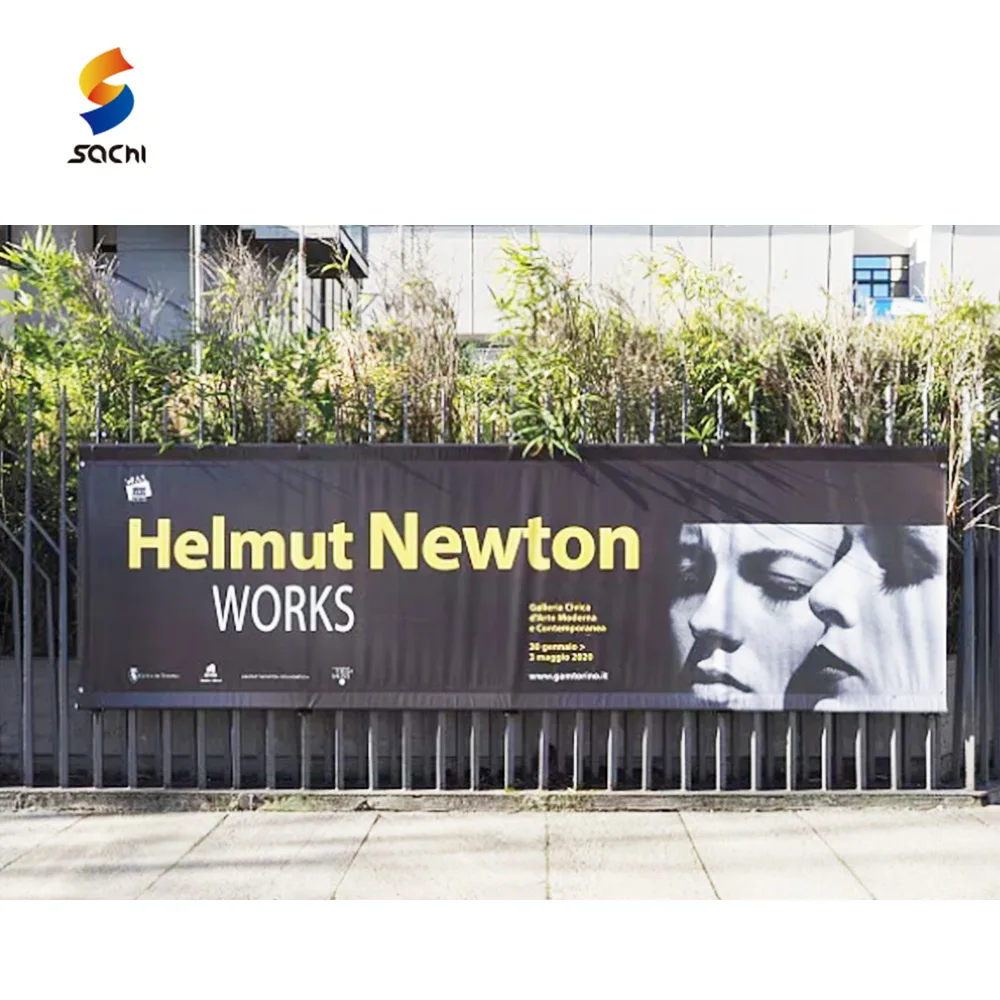 Outdoor advertising fabric banner with custom print Mesh Vinyl Flex Banner Ceiling Hanging Signs Windshield Promotional Banners